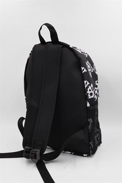 Siyah Kurukafa Kolaj Sırt Çantası
