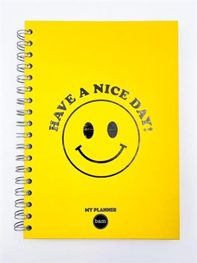 Telli Planlayıcı Defter Ajanda - Have A Nice Day