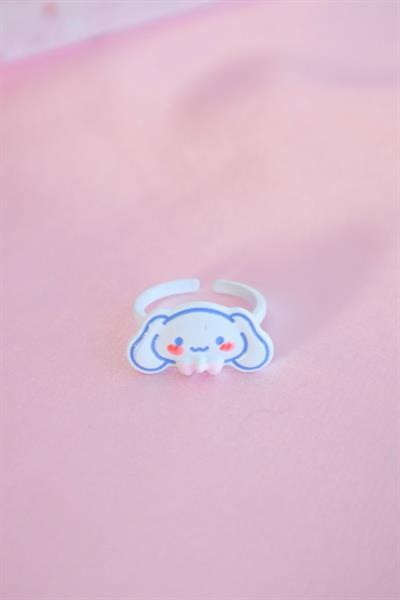 Beyaz Metal Sanrio Cinnamoroll Yüzük