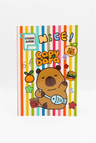 Capybara Nice Sticker Albüm Defter
