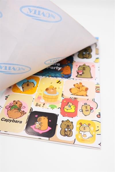 Capybara Sticker Albüm Defter