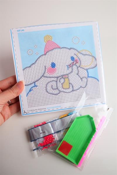 Cinnamoroll Rhinestone Painting-Taşlama Tablo Seti