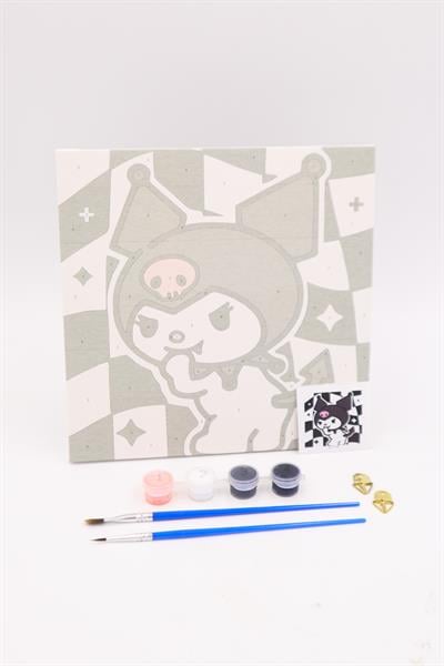 Damalı Kuromi Number Painting Sayılarla Boyama Tablo