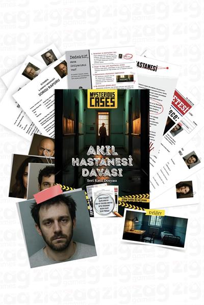 Dedektif Dava Çözme Oyunu - Akıl Hastanesi Davası 