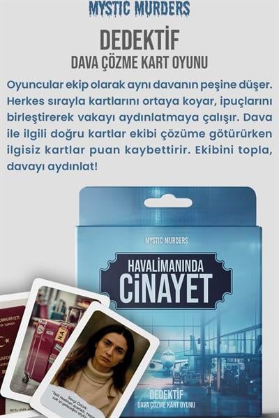 Dedektif Kart Oyunu - Havalimanında Cinayet