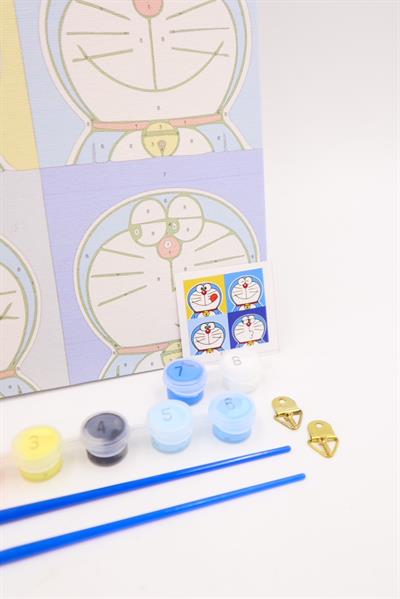 Doraemon Number Painting Sayılarla Boyama Tablo