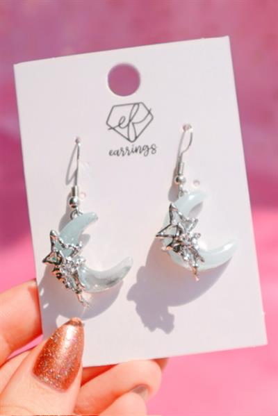 Fairfocus Holografik Ay İthal Küpe