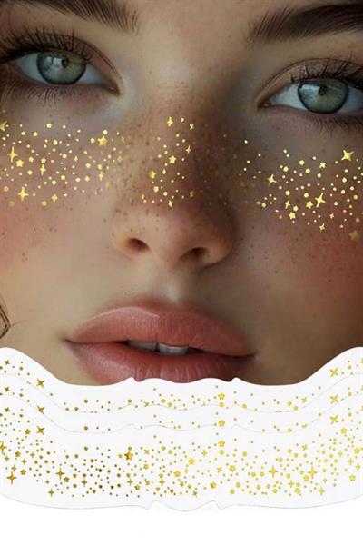 Glitter Freckles Geçici Parıltılı Çiller Makyaj Bandı