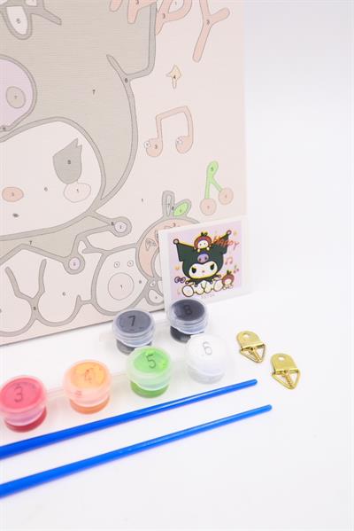 Happy Kuromi Number Painting Sayılarla Boyama Tablo