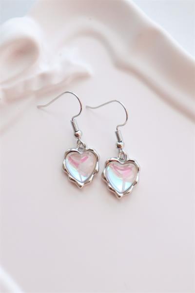 Kedi Gözü Holografik İthal Küpe