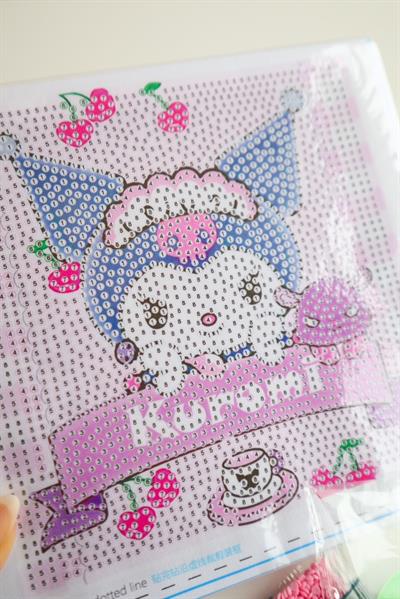 Kuromi Rhinestone Painting-Taşlama Tablo Seti