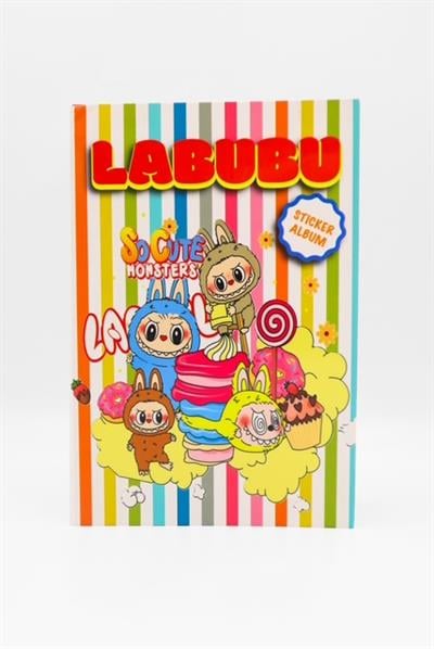 Labubu So Cute Monsters Sticker Albüm Defter 