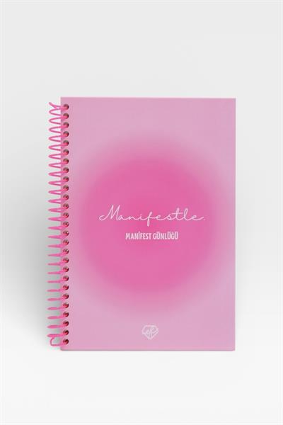 MANİFESTLE Manifest Günlüğü Ajanda Pembe S3