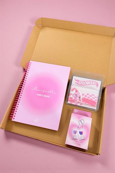 MANİFESTLE Pembe Sevgililer Günü Hediye Seti 
