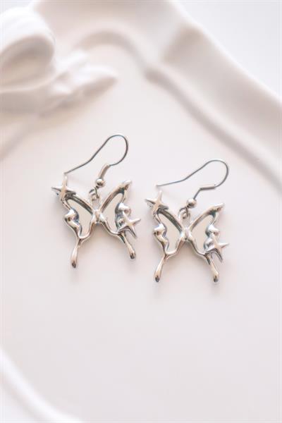 Melting Butterfly İthal Küpe 