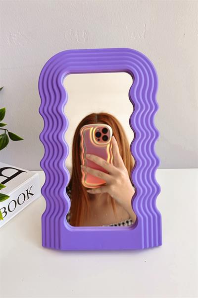 Mor Mini Ef Makyaj Aynası 