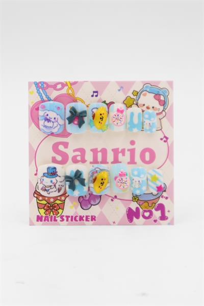 Pembe Sanrio Karakter Pompompurin & Cinnamoroll 3D Takma Tırnak