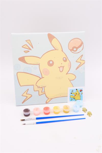Pikachu Number Painting Sayılarla Boyama Tablo
