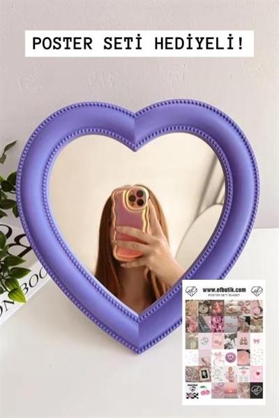 Purple Love Makyaj Aynası 