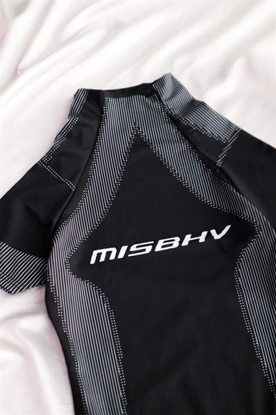 Siyah Kısa Kol Mısbhv Çıtçıtlı Body