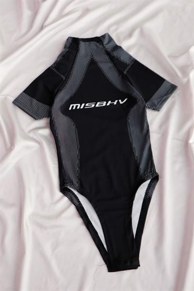 Siyah Kısa Kol Mısbhv Çıtçıtlı Body