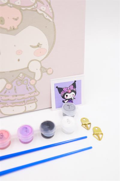 Tokalı Kuromi Number Painting Sayılarla Boyama Tablo