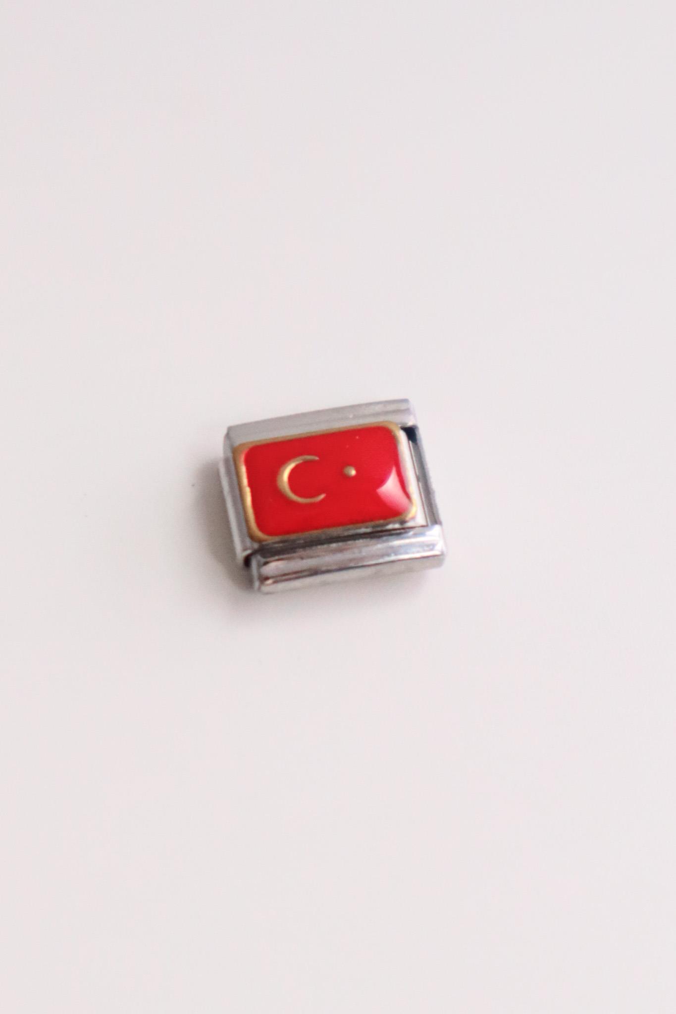 Turkey Flag Italian Charm: Clothing, Shoes & Jewelry