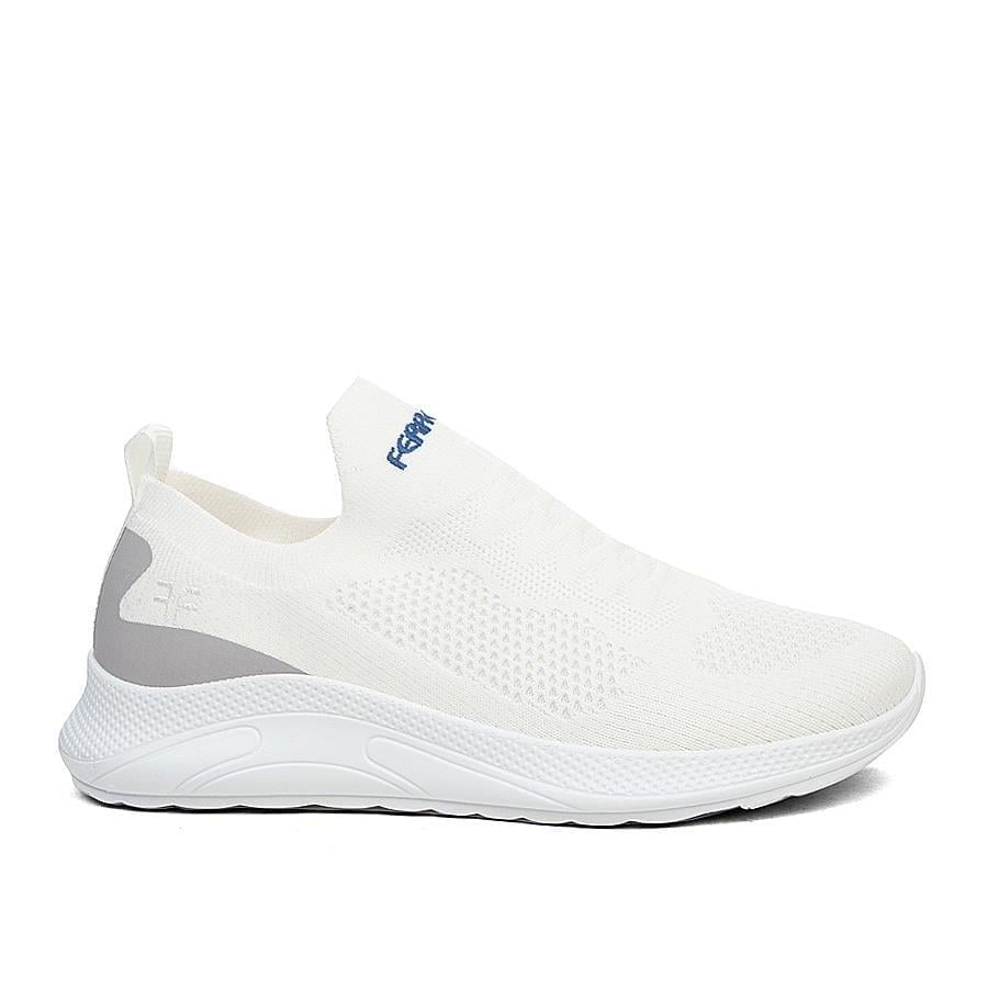 Beyaz Renk Hafif Rahat Unisex Sneaker Bağcıksız Yürüyüş Ayakkabısı