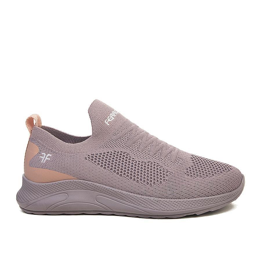 Lila Renk Hafif Rahat Unisex Sneaker Bağcıksız Yürüyüş Ayakkabısı