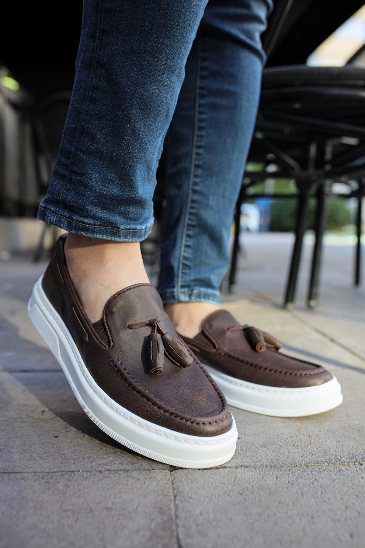 umitarafal CH127 CBT Loafer-X Erkek Ayakkabı KAHVE