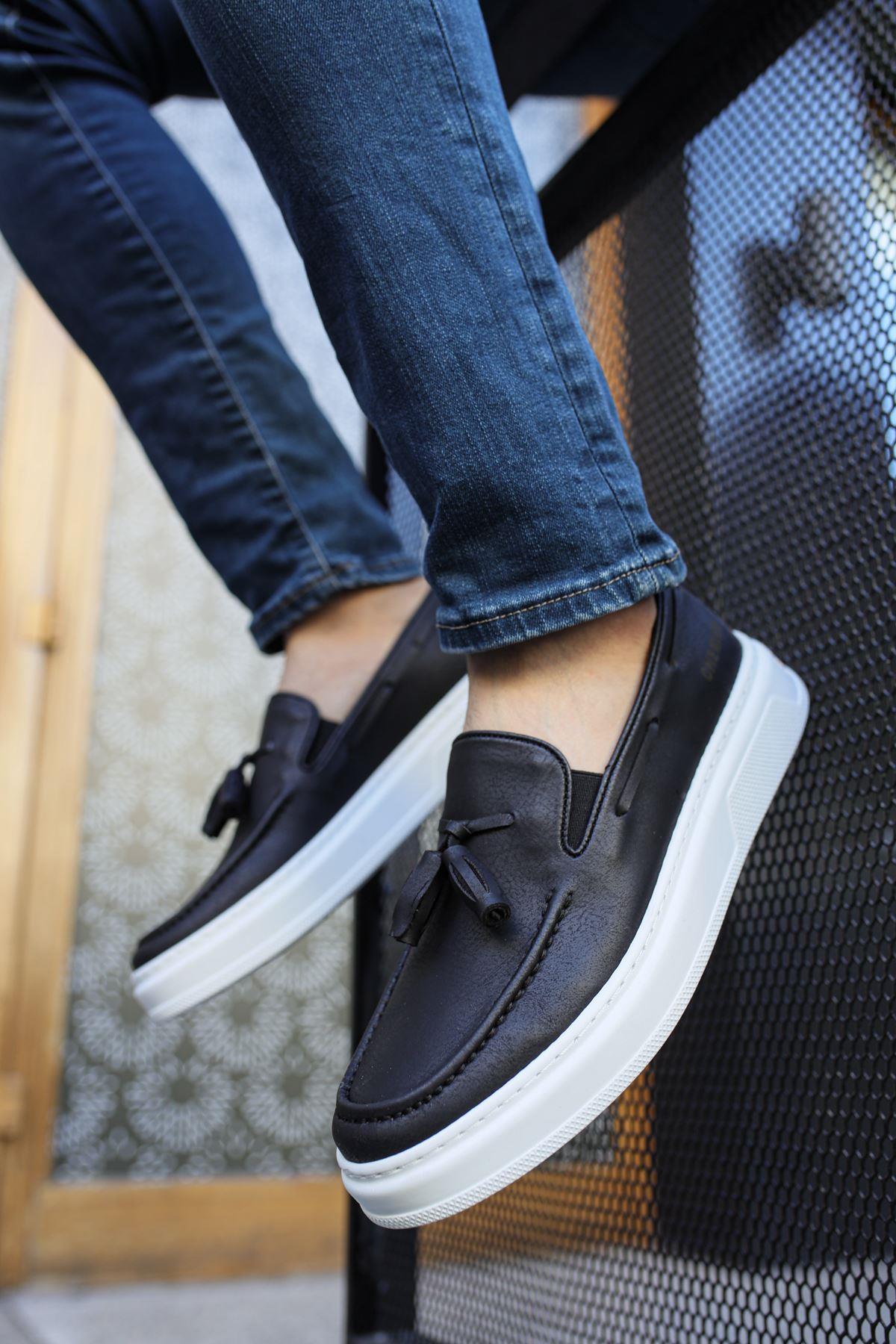 umitarafal CH127 CBT Loafer-X Erkek Ayakkabı SIYAH