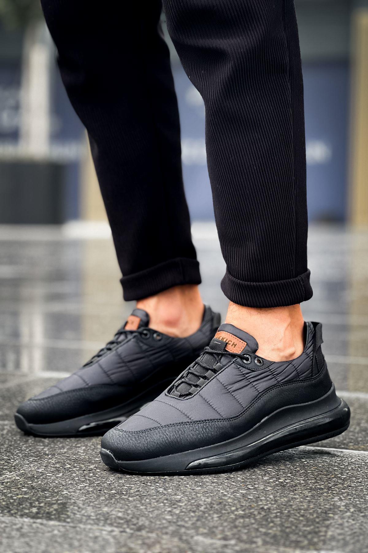 umitarafal CH179 CST Sporty Runner Erkek Ayakkabı SIYAH
