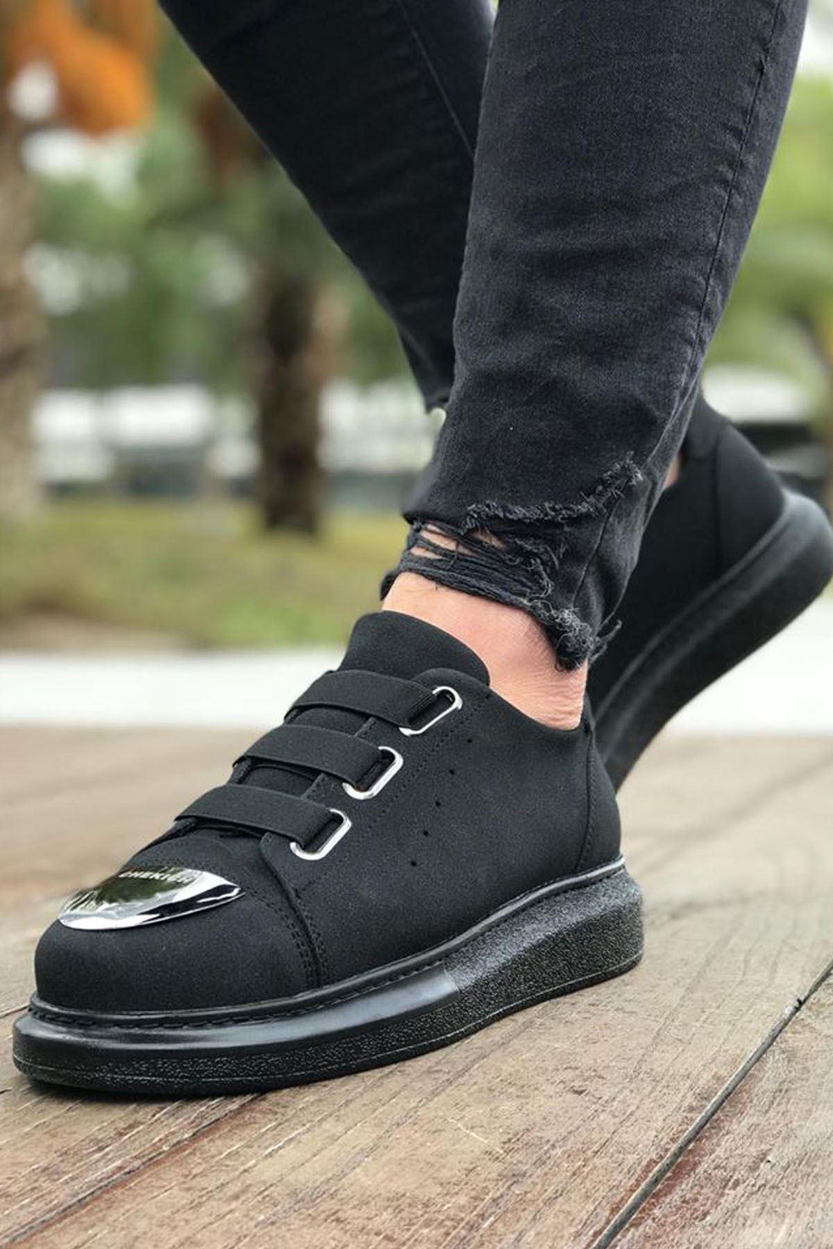 umitarafal CH251 SST Mirror Suede Erkek Ayakkabı SIYAH