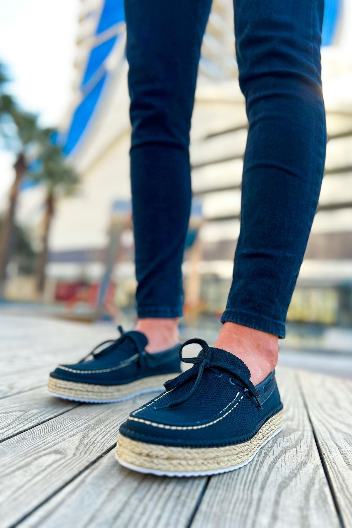 umitarafal CH311 Espadril Erkek Ayakkabı SIYAH
