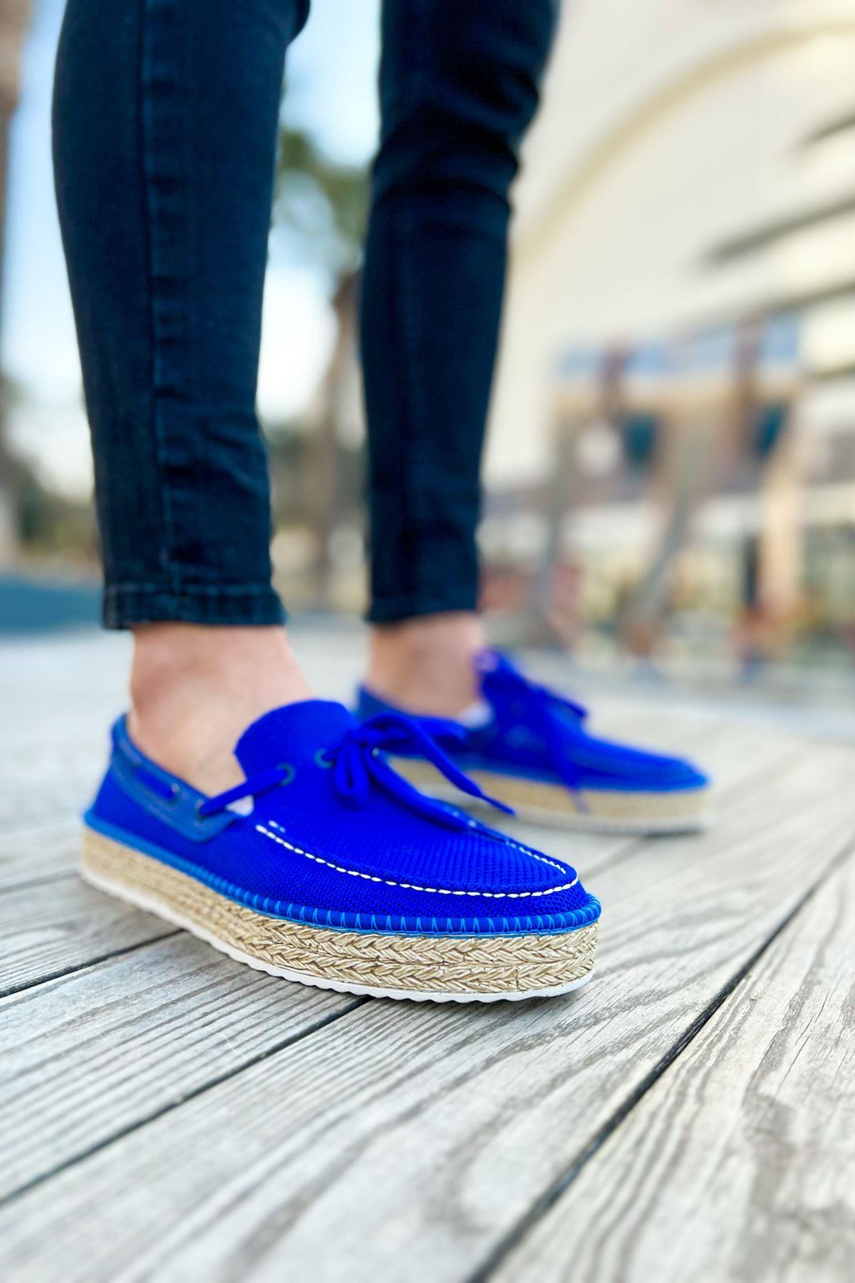 umitarafal CH311 Espadril Erkek Ayakkabı MAVI