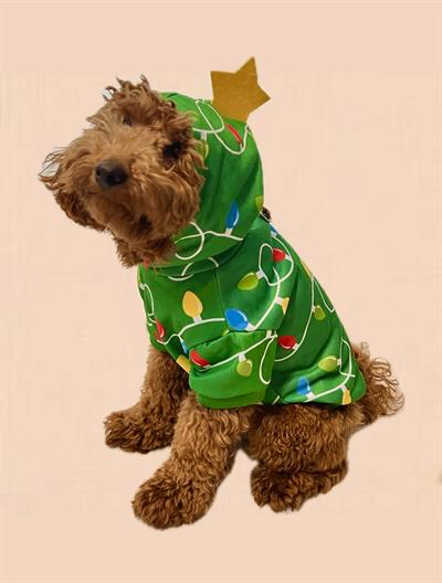 Çam Ağacı Yeniyıl Köpek Sweati