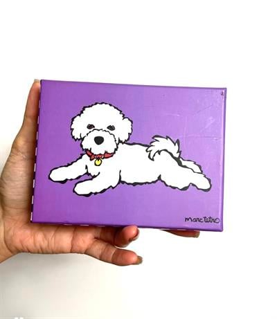 MOR POODLE KÜÇÜK CÜZDAN