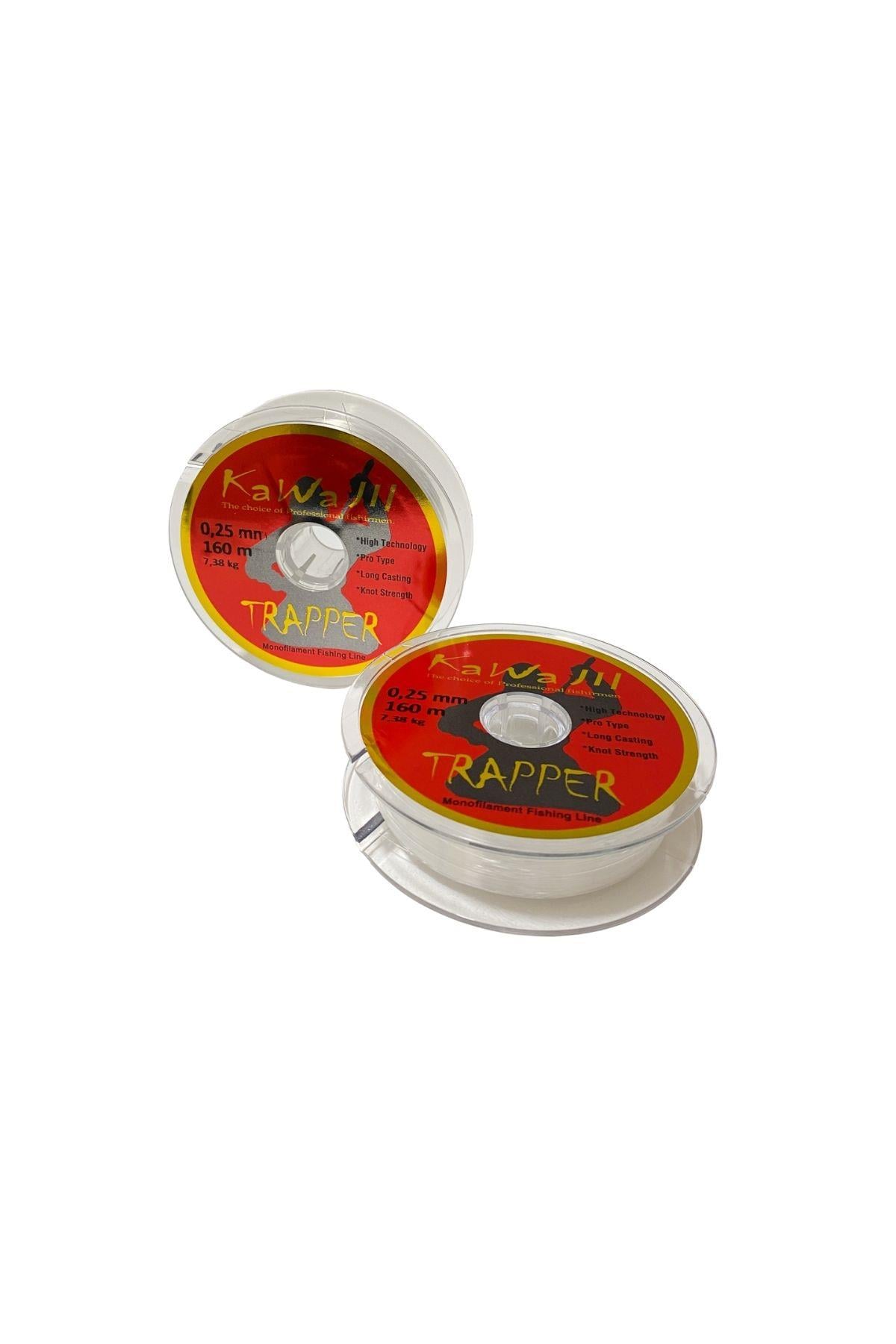 Kawa Jıl Trapper 160m Şeffaf Misina 0.30 mm