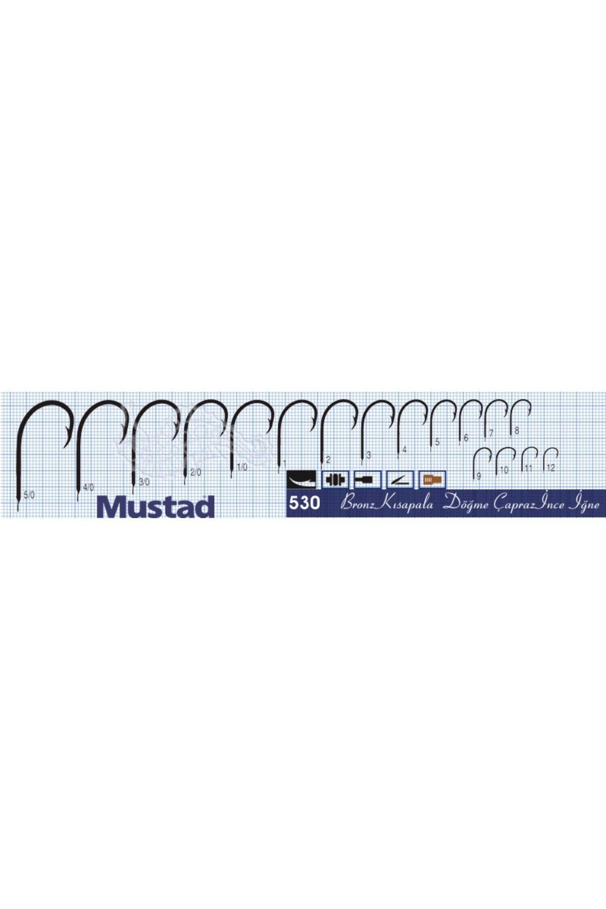 Mustad Olta İğnesi 530 25li No:1/0
