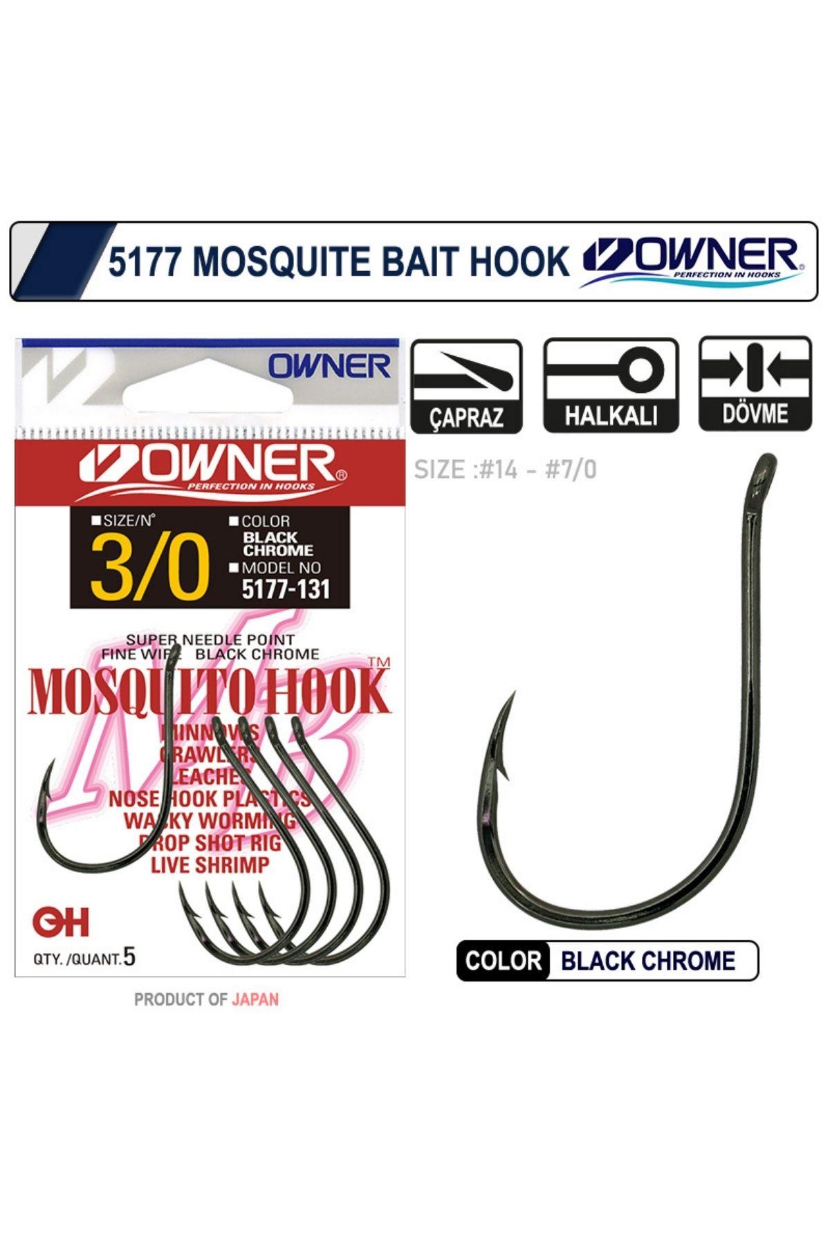 OWNER 5177 MOSQUITO HOOK NO:5/0