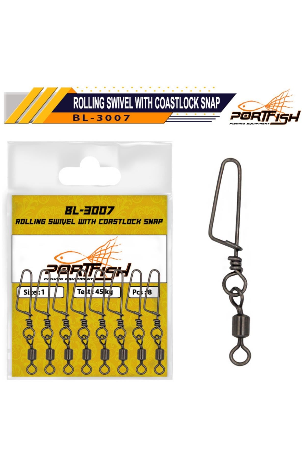 Portfish BL-3007 Kilitli Klips No:1/0