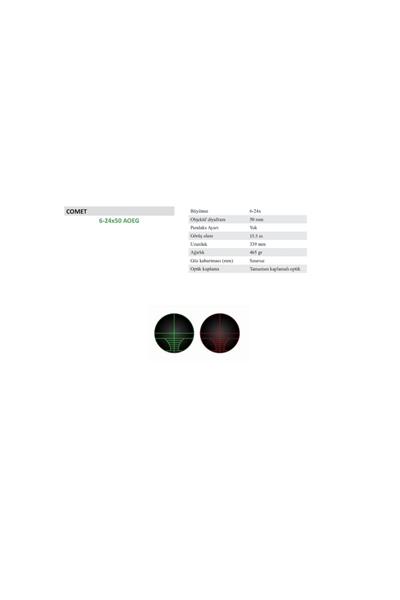 COMET 6-24X50 AOEG IŞIKLI TÜFEK DÜRBÜNÜ TD005