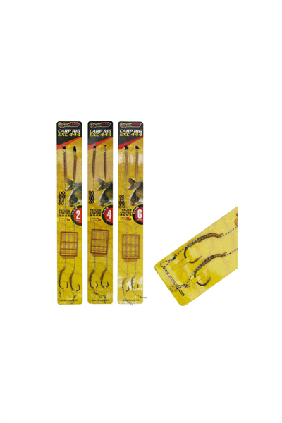 Exc 222 Sazan Boili Takımı Teflon İğneli 25lb No:4