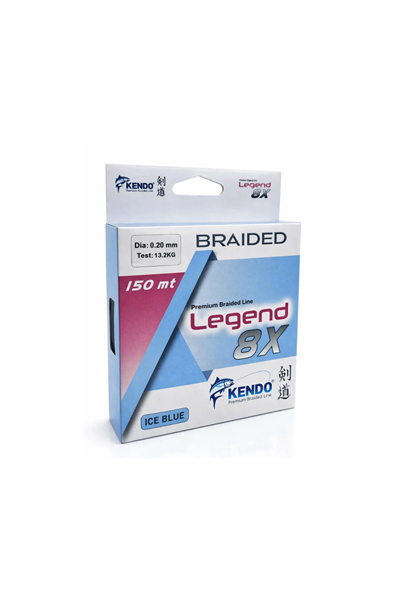 Kendo Legend X8 150M İce Blue Orgü İp 0,16