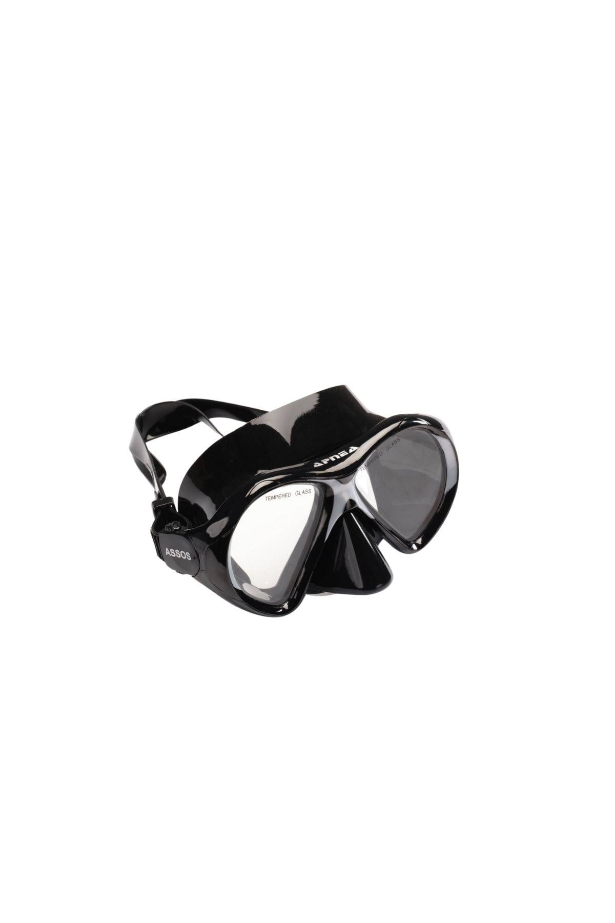 Apnea Assos M725 Black Dalış Maskesi