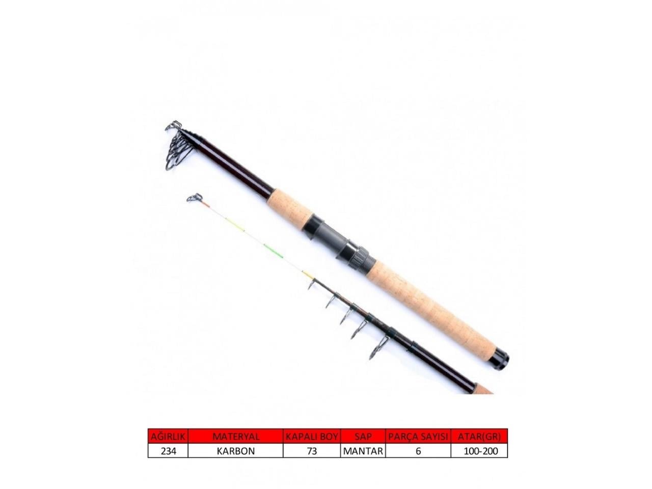 Captain 1526 Arrow Teleskopik Kamış 100-200gr Atar 300 cm