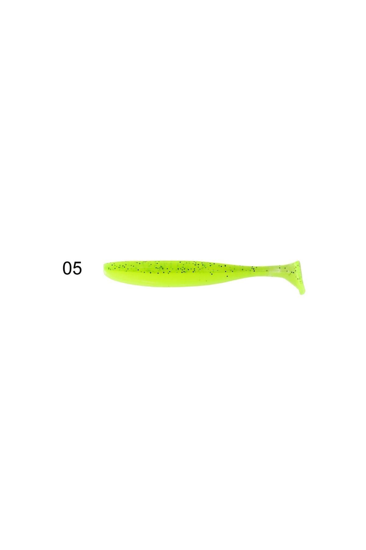 Captain 3075 Shad Tail Soft 10cm Levrek Silikonu 5li Paket Suni Yem