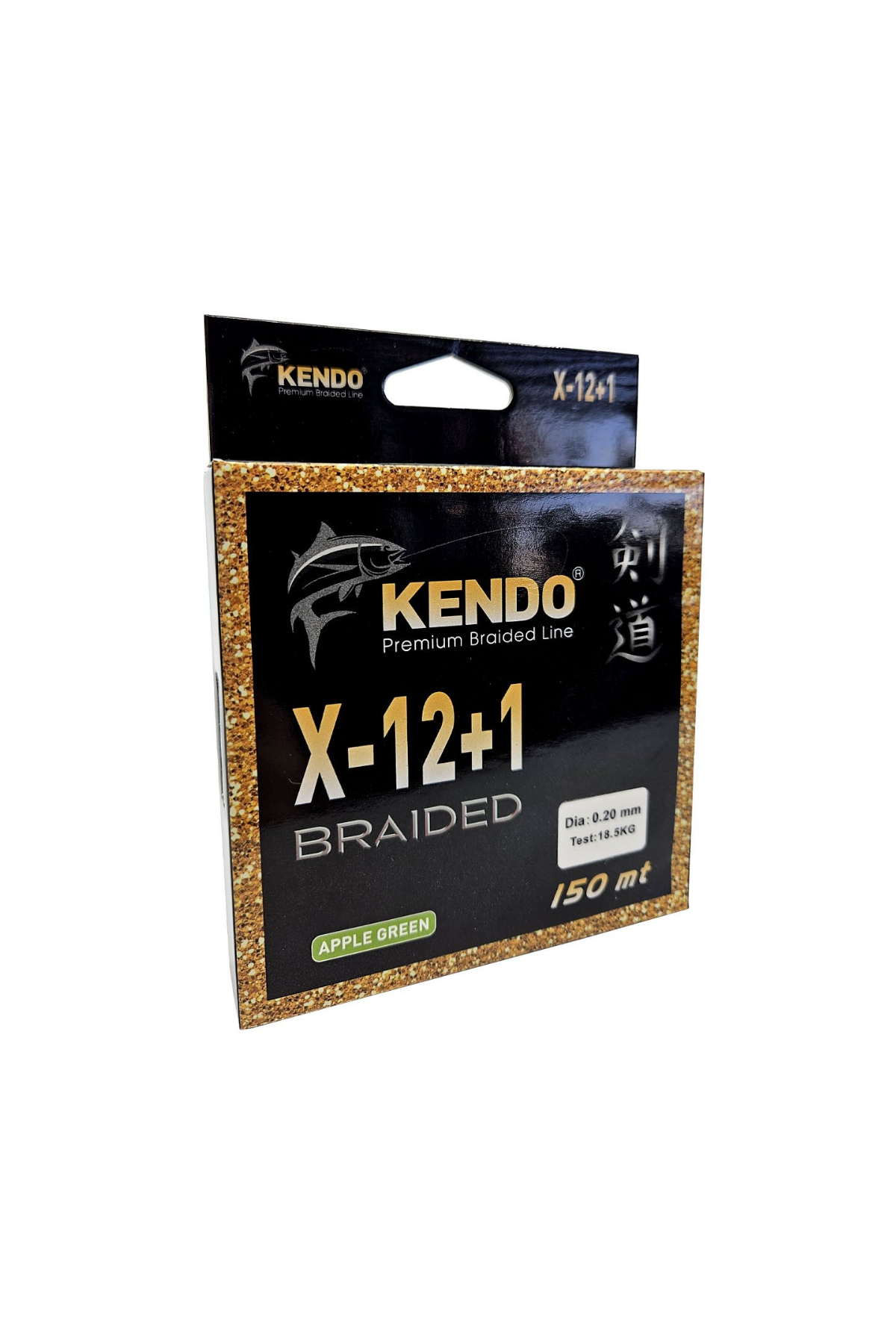 Kendo X-12+1 Braided 150m Apple Green Örgü İp 0,18mm