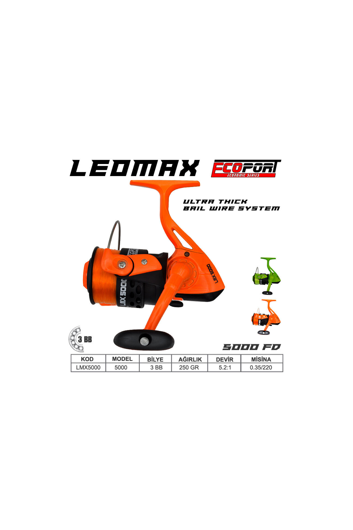 Leomax 5000 3 bb Turuncu