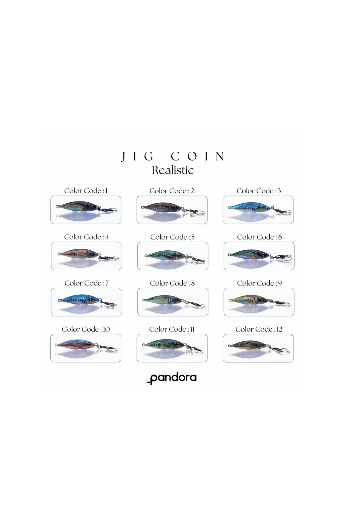 Pandora Jig Coin Realistic 21Gr